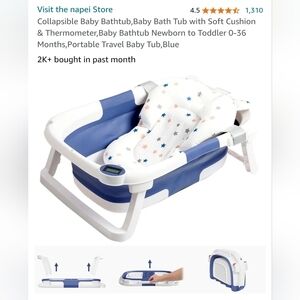 Napei Foldable Bathtub/Tina de baño portatil Napei